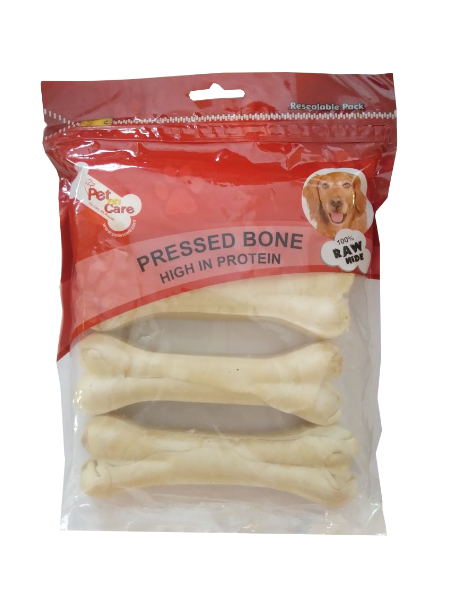 Petencare 5 Inches Pressed Bone 4 pc