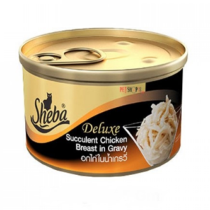 Sheba Deluxe Succulent Chicken Breast In Gravy 85g