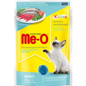 Me-O Kitten Tuna & Sardine in Jelly 80g