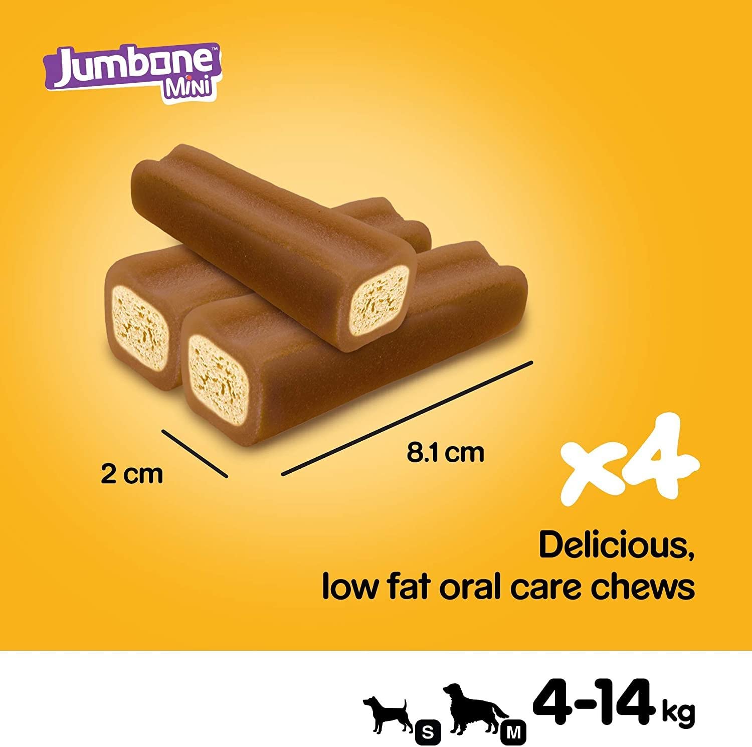 Pedigree Jumbone Mini Adult Dog Treat Chicken & Lamb - 160 g - Image 2