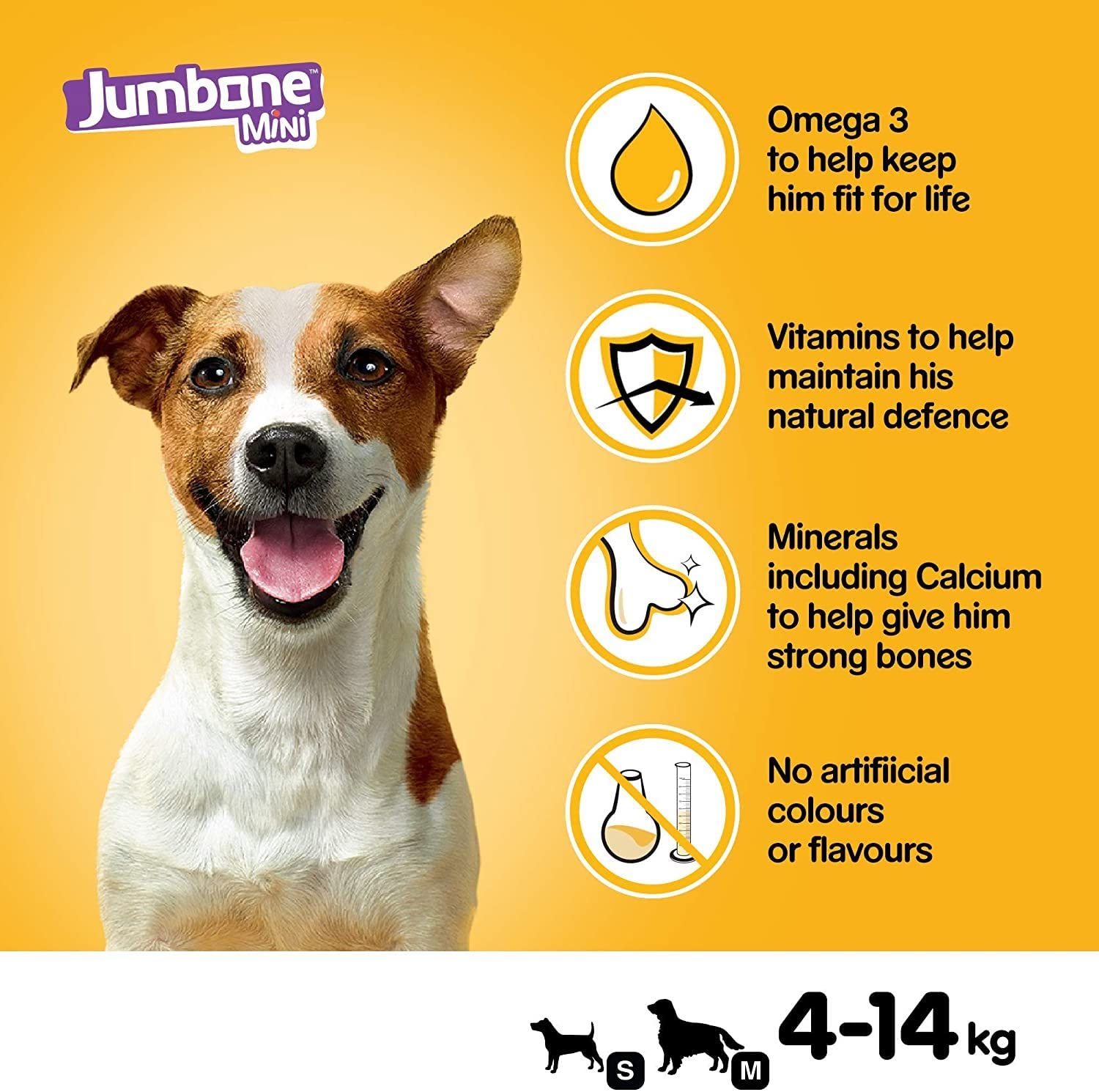 Pedigree Jumbone Mini Adult Dog Treat Chicken & Lamb - 160 g - Image 4