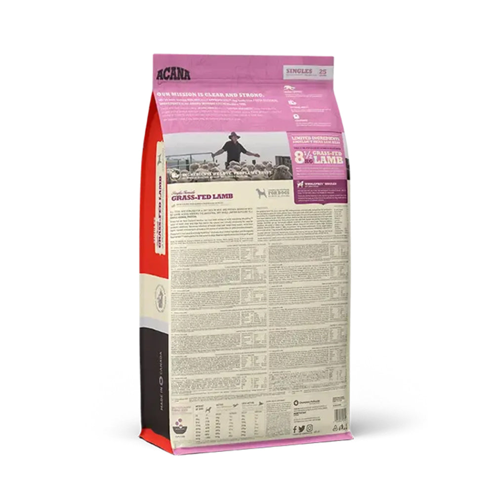 Acana Grass Fed Lamb Adult Dog Dry Food - Image 2