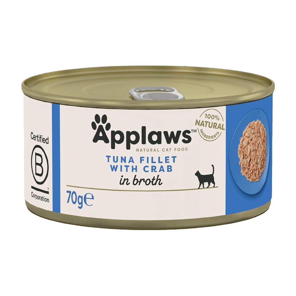 Applaws Cat Tin Tuna With Crab 70g