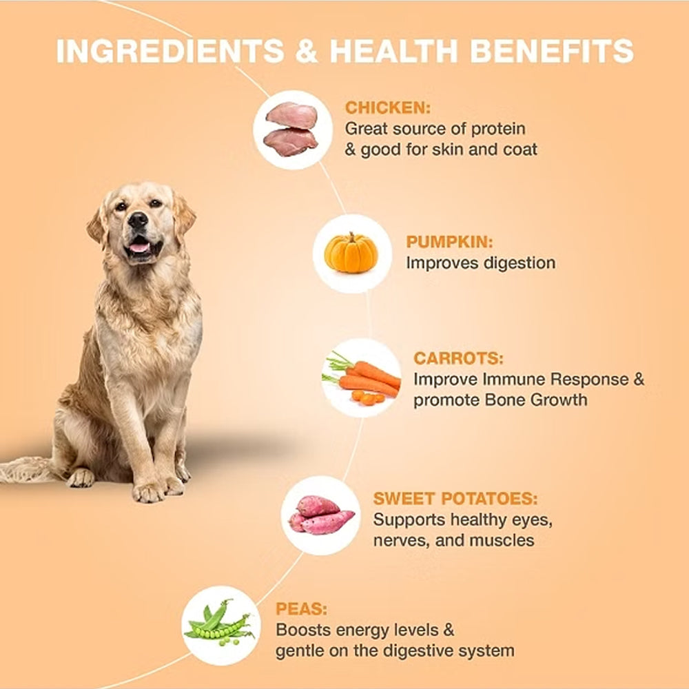 Benny's Bowl Chicken and Pumpkin Wet Dog Food for Adult and Puppy - Image 3
