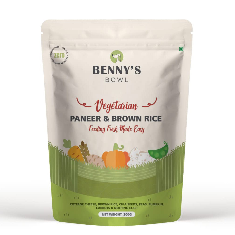Benny's Bowl Paneer and Brown Rice Wet Dog Food for Adult and Puppy - Image 2