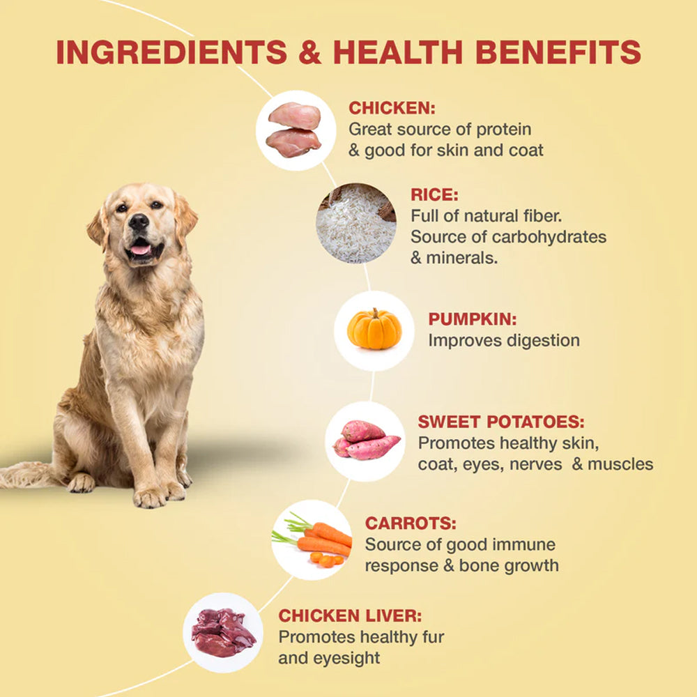 Bennys Bowl Chicken and Rice Wet Dog Food for Adult and Puppy 300g - Image 4
