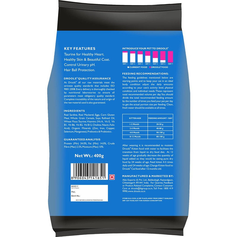 Drools Kitten Ocean Fish 400g - Image 2