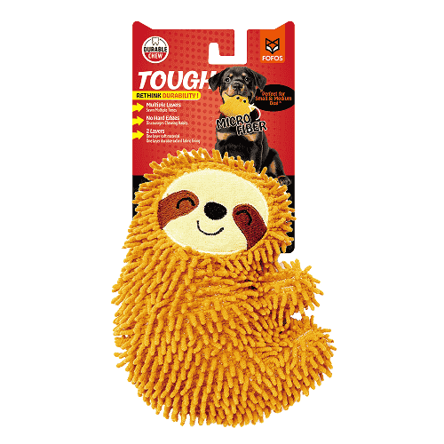 Fofos Tough Dog Toy Sloth