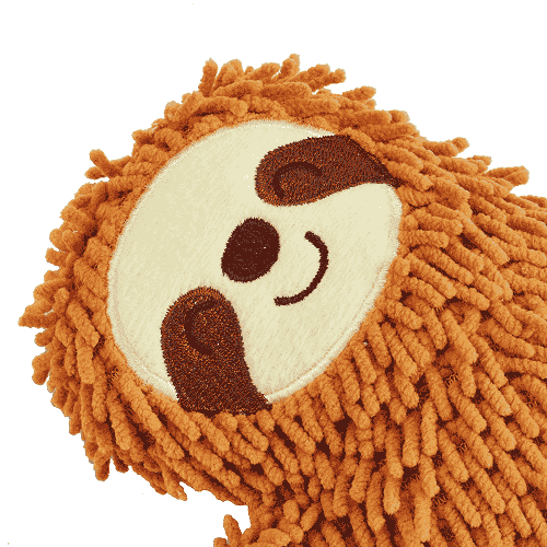 Fofos Tough Dog Toy Sloth - Image 4