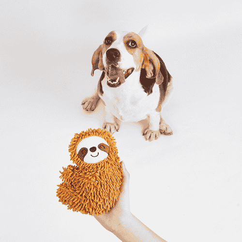 Fofos Tough Dog Toy Sloth - Image 5