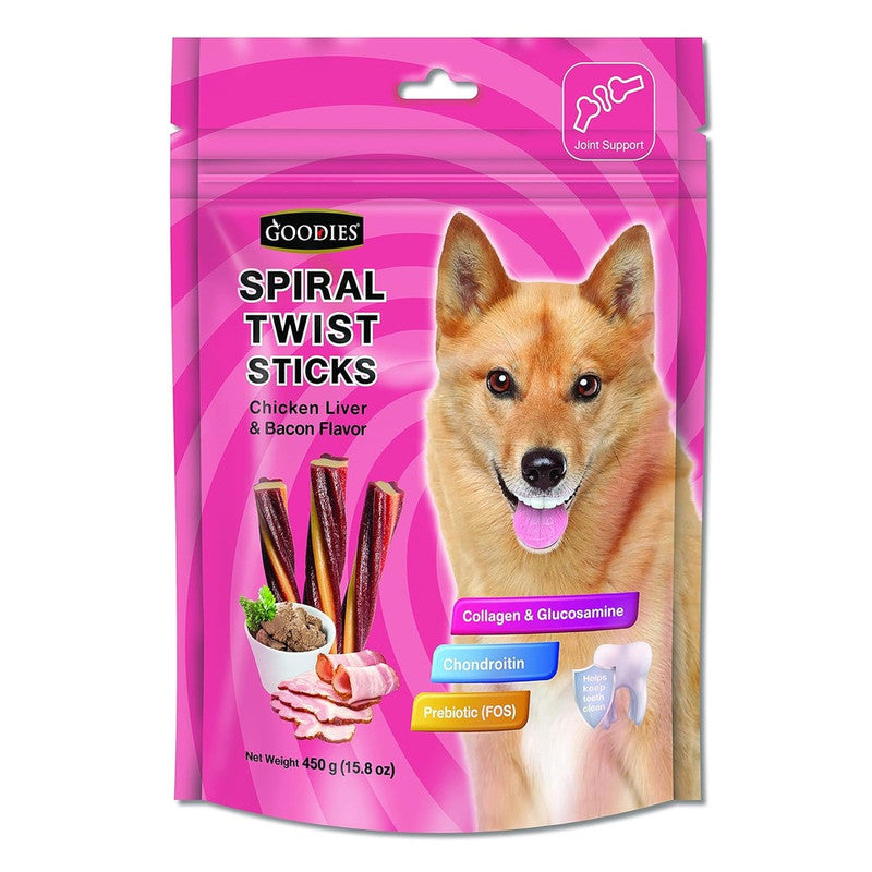 Goodies Chicken Liver Spiral Sticks 450g