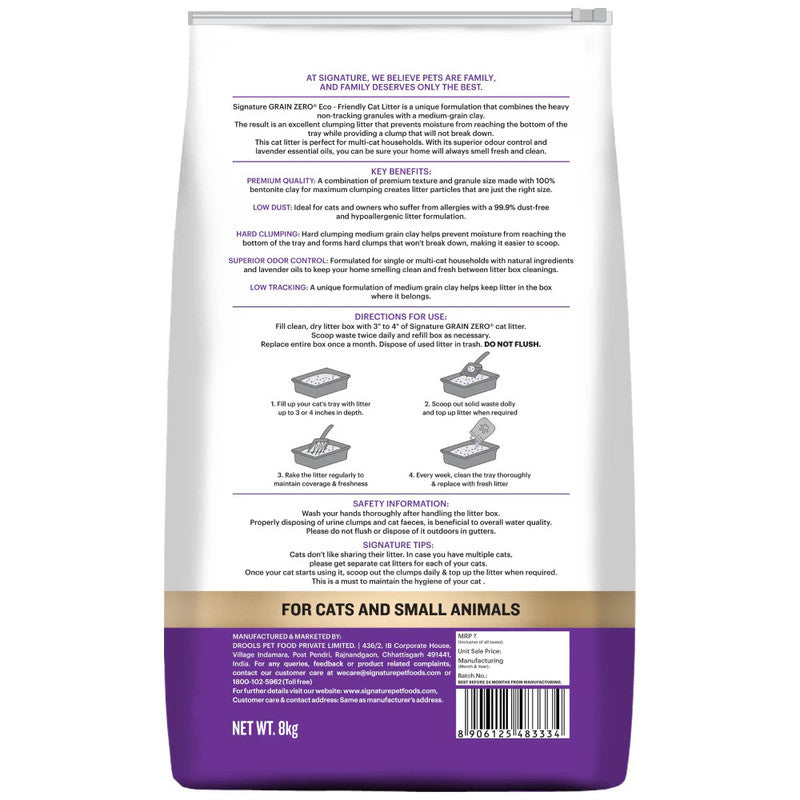 Grain Zero Lavender Eco Friendly Cat Litter - Image 2