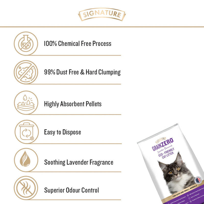 Grain Zero Lavender Eco Friendly Cat Litter - Image 3