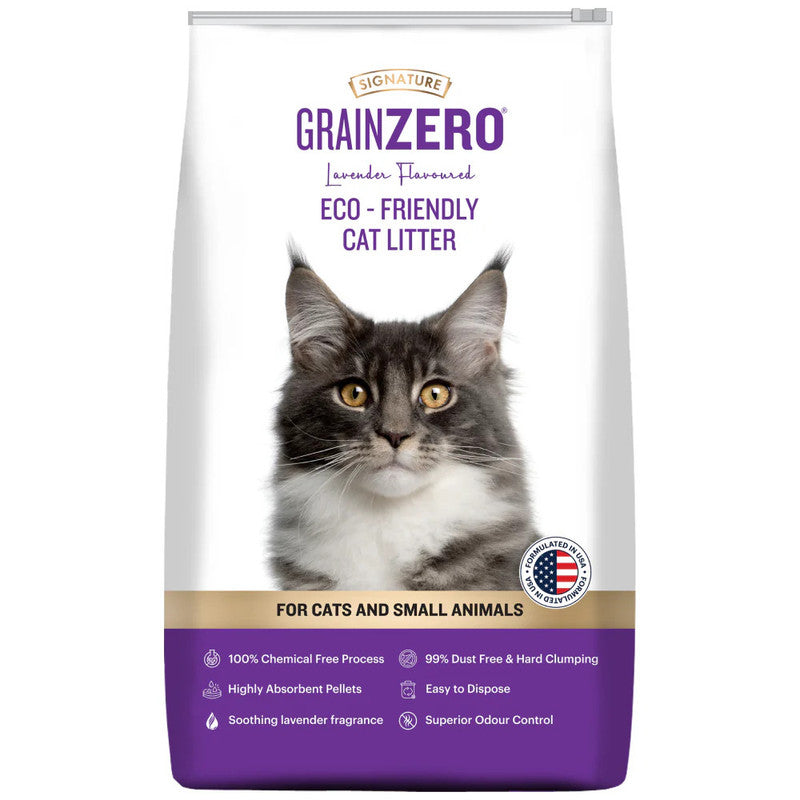 Grain Zero Lavender Eco Friendly Cat Litter