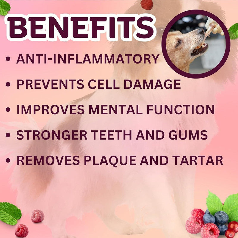Happy Tummy Berries Dental Chew 21pcs S - Image 6