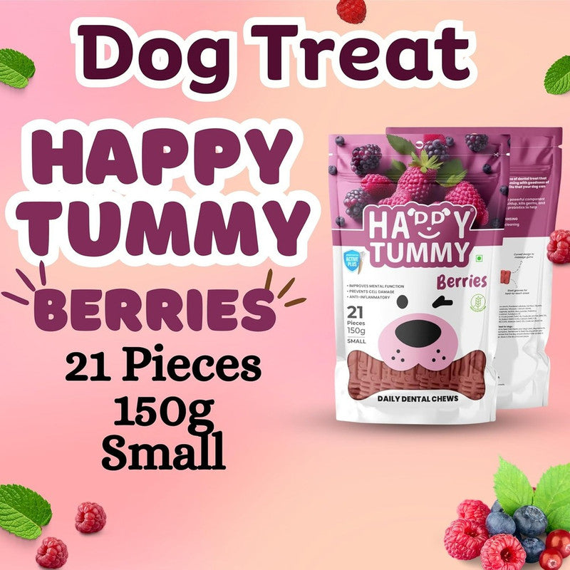 Happy Tummy Berries Dental Chew 21pcs S - Image 3