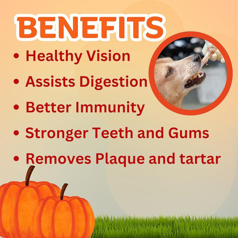 Happy Tummy Pumpkin Dental Chew 21pcs S - Image 4