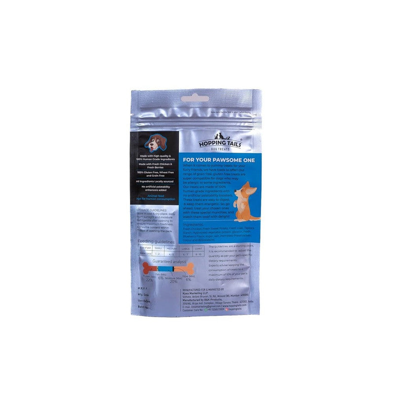 Hopping Tails Grain Free Gluten free Blue Berry 100g - Image 2