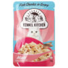 Kennel Kitchen Adult Cat n Kitten Fish chunks In Gravy 80g