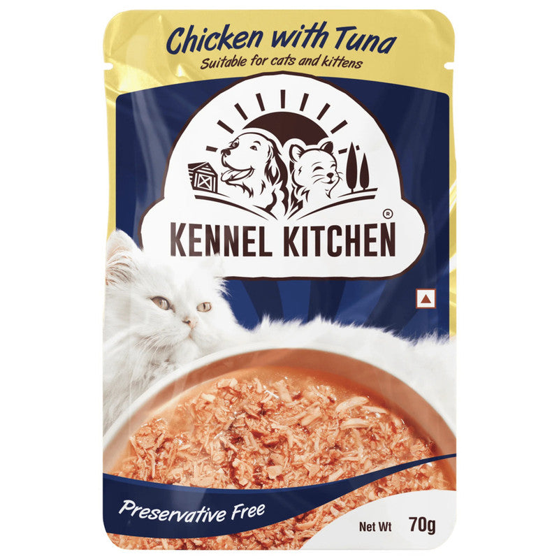 Kennel Kitchen Cat n Kitten Chicken With Tuna 70g