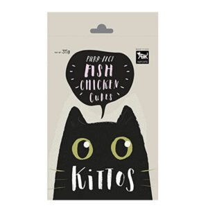 Kittos Fish Chicken Cubes 35g