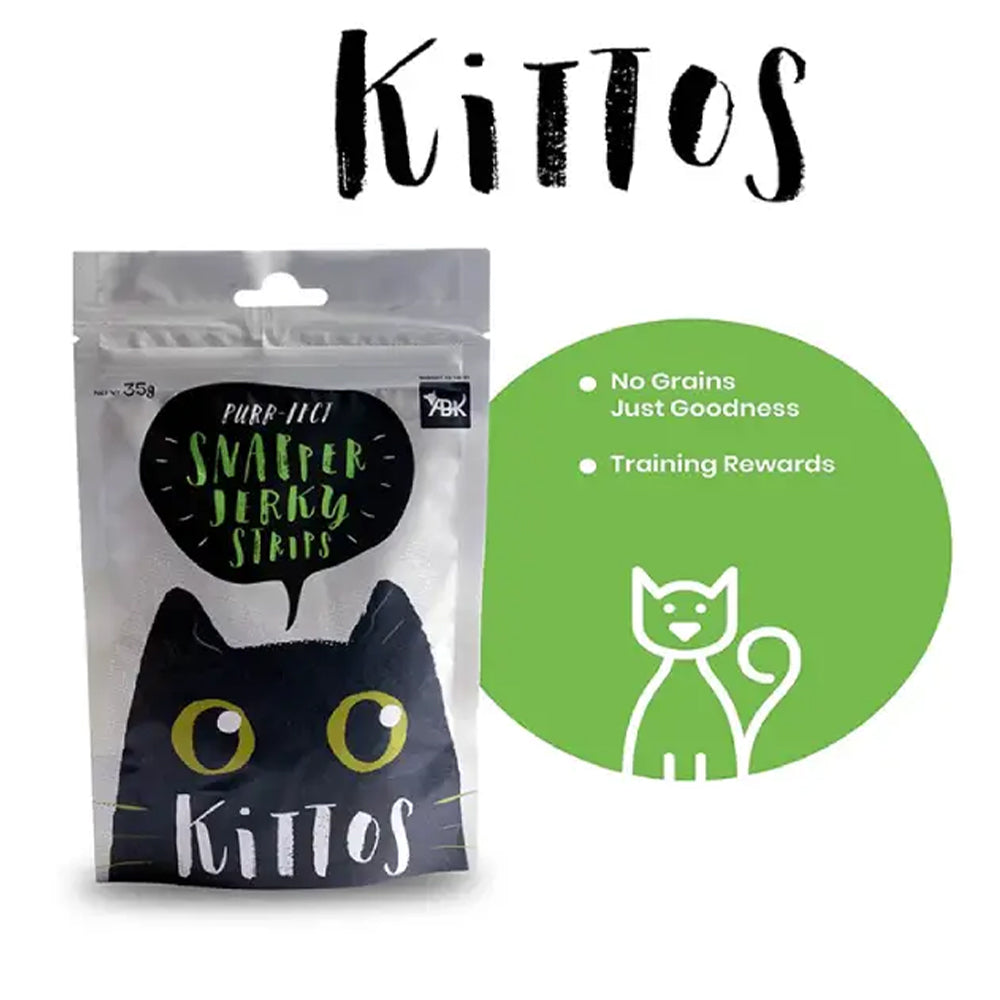 Kittos Snapper Jerky Strips 35g - Image 2