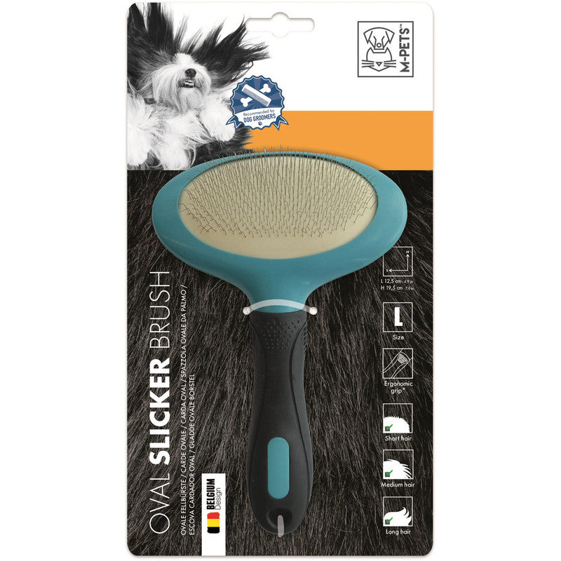 M-Pets Oval Slicker Brush L - Image 2