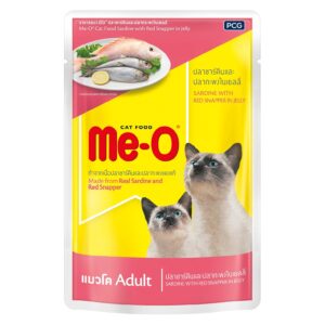 Me-O Sardine with Red Snapper 80g ( Multi-Pack)