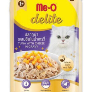 Me-O Delite Tuna With Cheese in Gravy 70g