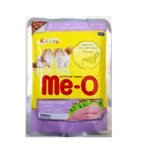 Me-o Kitten Chicken Chunk in Gravy 80g ( Multi-Pack)