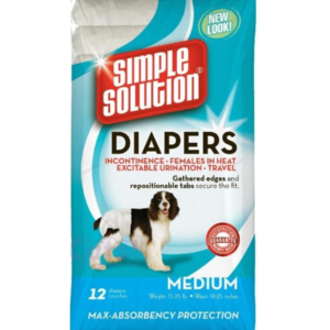 Simple Solution Diapers M (pack of 12)