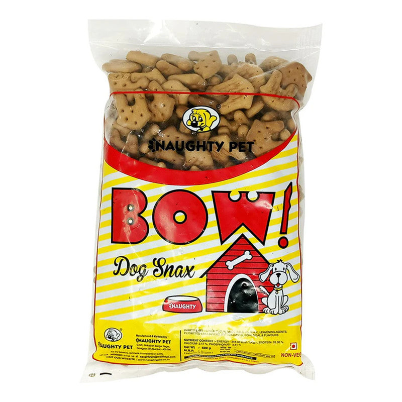 Naughty Pet Bow Dog Biscuit 500g