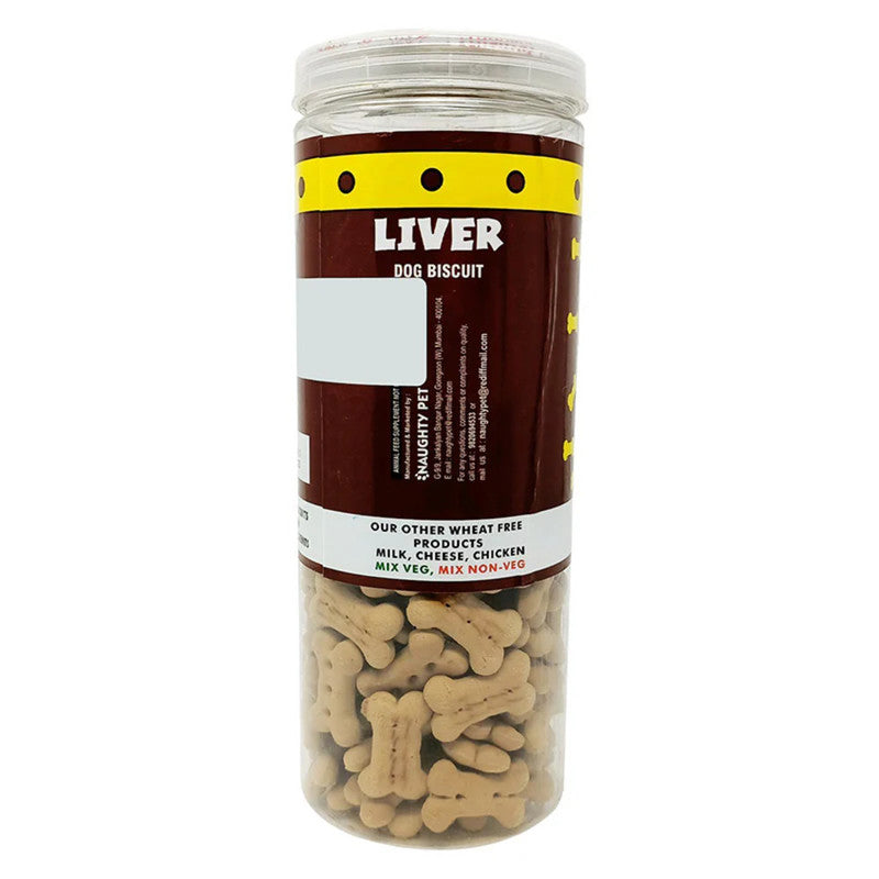 Naughty Pet Liver Biscuit 550g - Image 2
