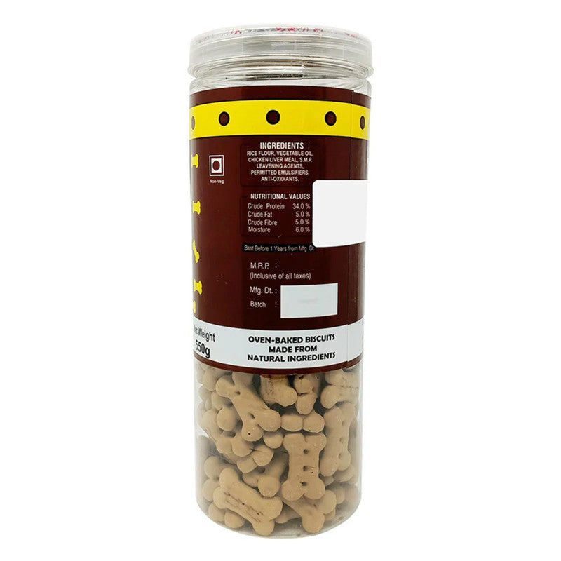Naughty Pet Liver Biscuit 550g - Image 3