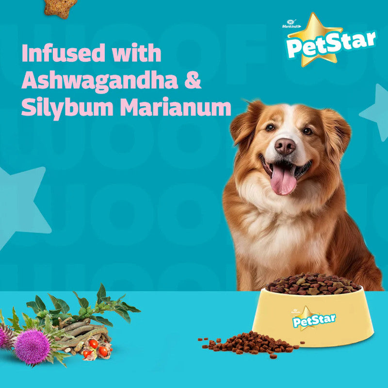 PetStar Adult Dog Meat n Wheat 3kg + 3kg - Image 3
