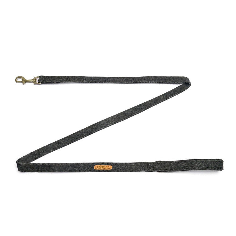 PetWale Black Denim Leash with Padded Handle (Small) - Image 3