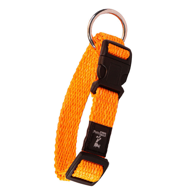 Pet's Pot Classic Collar S - Orange - Image 2