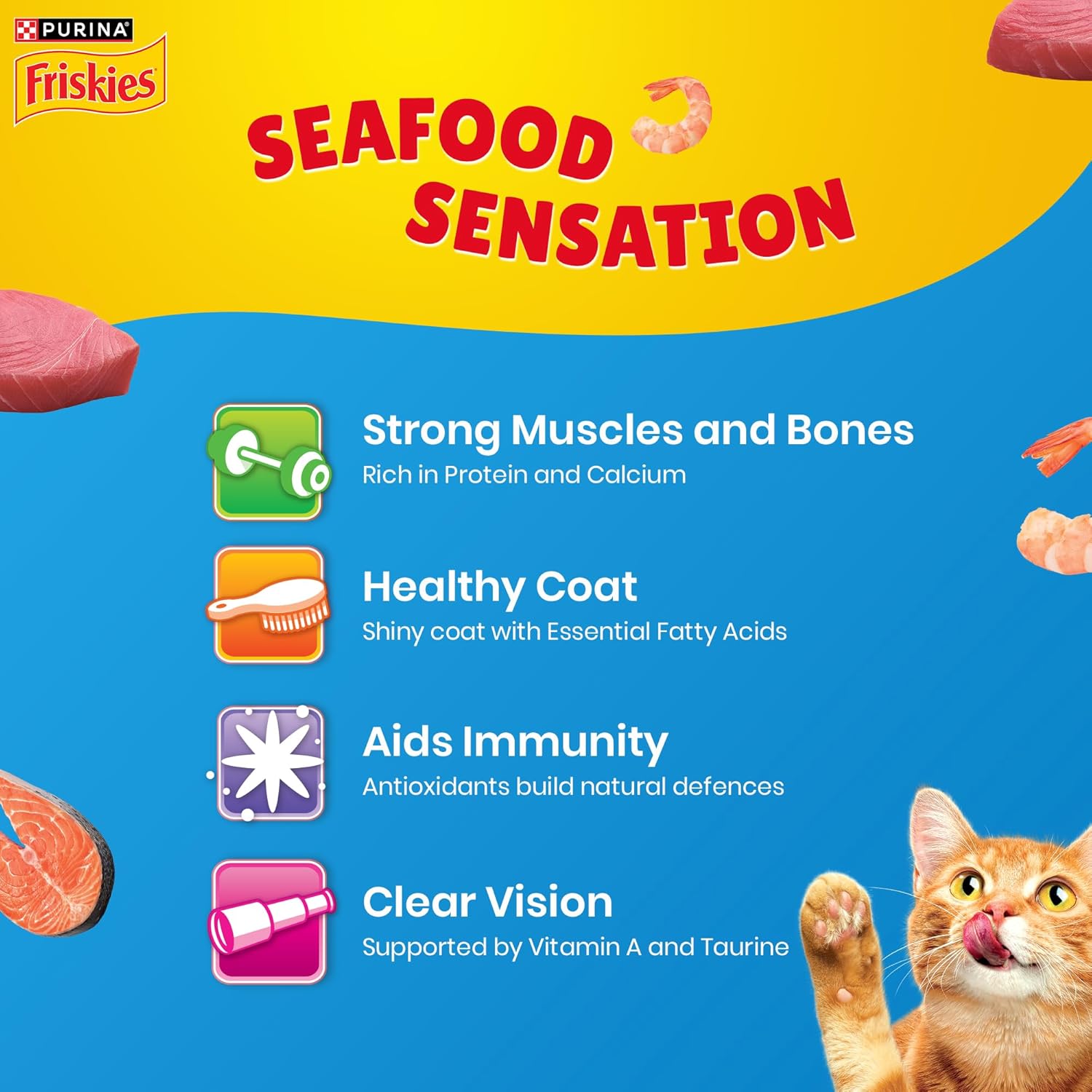 Purina Friskies Seafood Cat Dry Food - Image 6