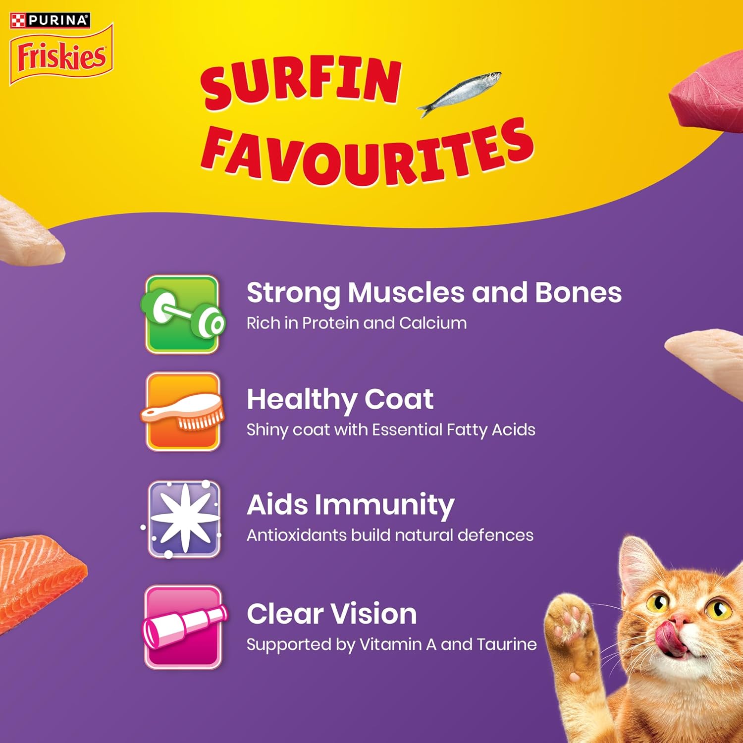 Purina Friskies Surfin Cat Dry Food - Image 7