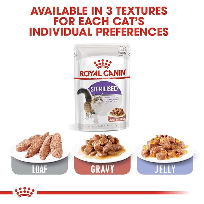 Royal Canin Sterilised In Gravy Cat Wet Food 85g ( Multi-Packs ) - Image 4