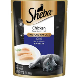 Sheba Premium Adult Chicken Loaf  70g ( Multi-Pack )