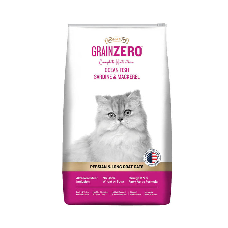 Grain Zero Adult Cat Persian & Long Coat cats 1.2kg