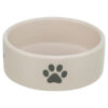 Trixie Ceramic Bowl Paw Print 800ml ( Design & Color May Vary )