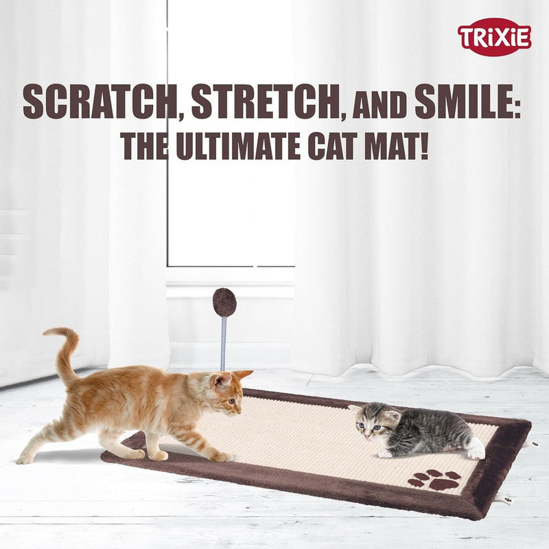 Trixie Scratching Mat With Toy - Image 3