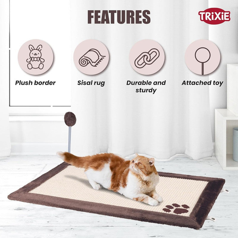 Trixie Scratching Mat With Toy - Image 5