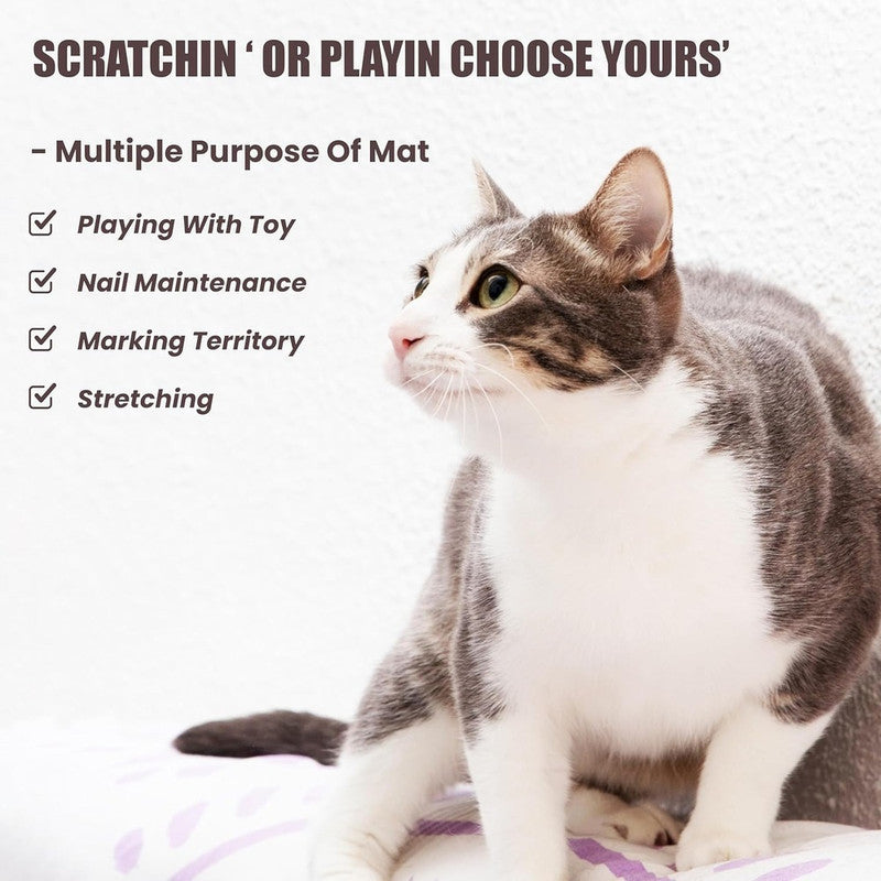 Trixie Scratching Mat With Toy - Image 6