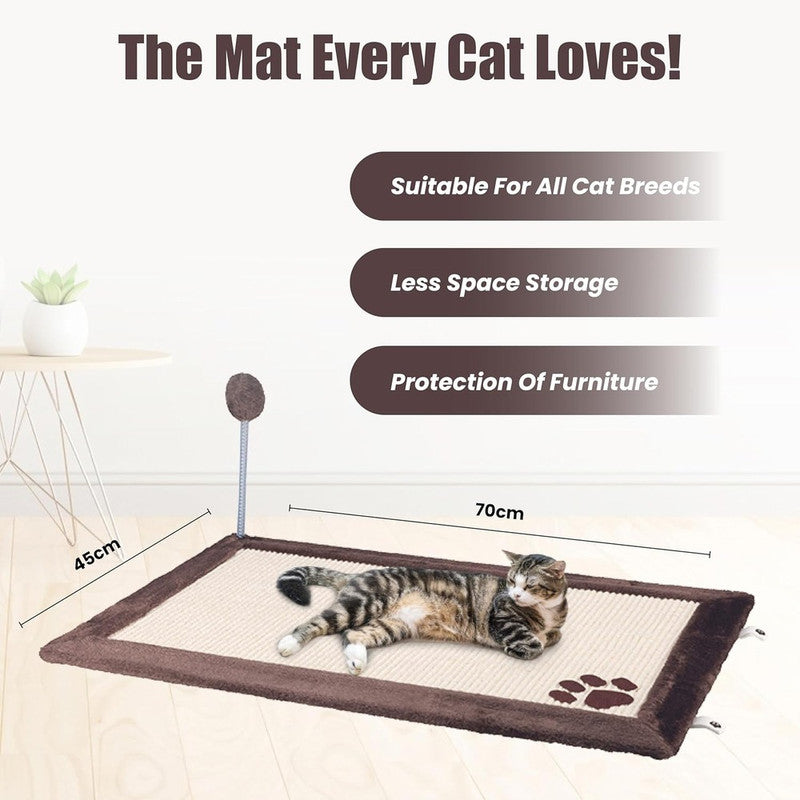 Trixie Scratching Mat With Toy - Image 7
