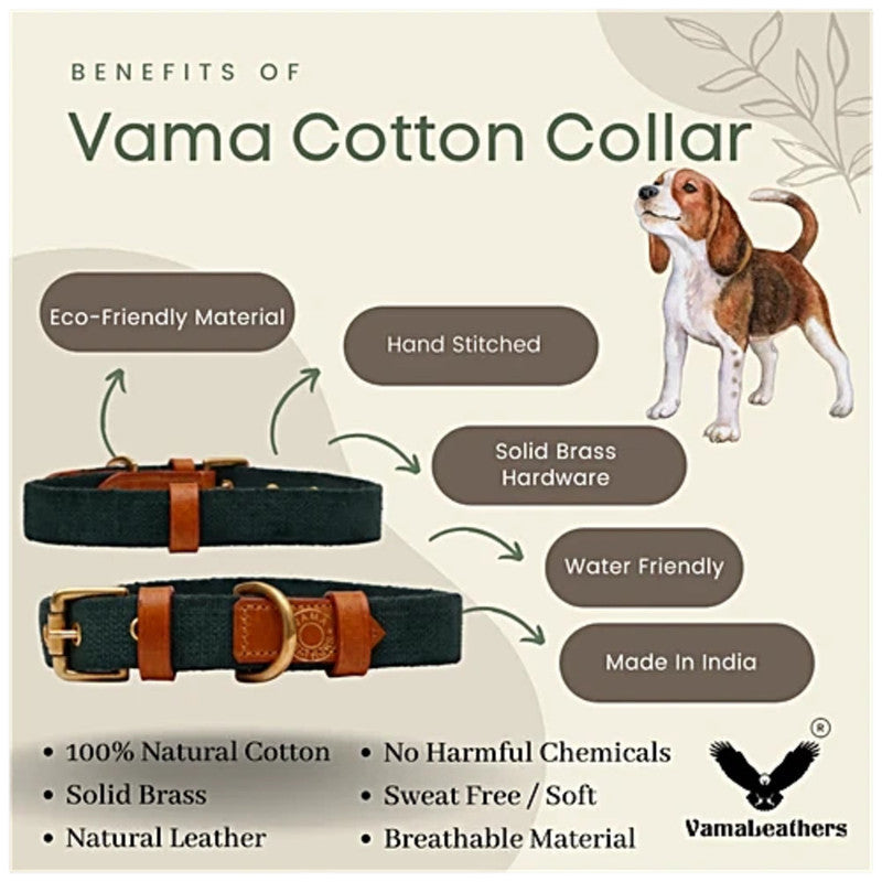 Vama Canvas Collar Green S - Image 4