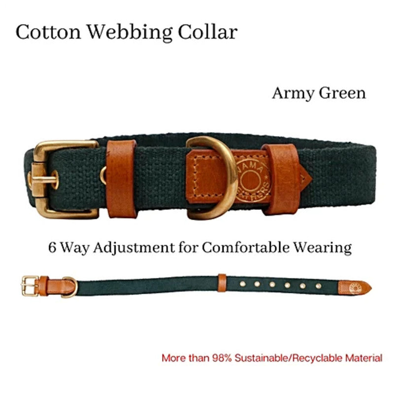 Vama Canvas Collar Green S - Image 2