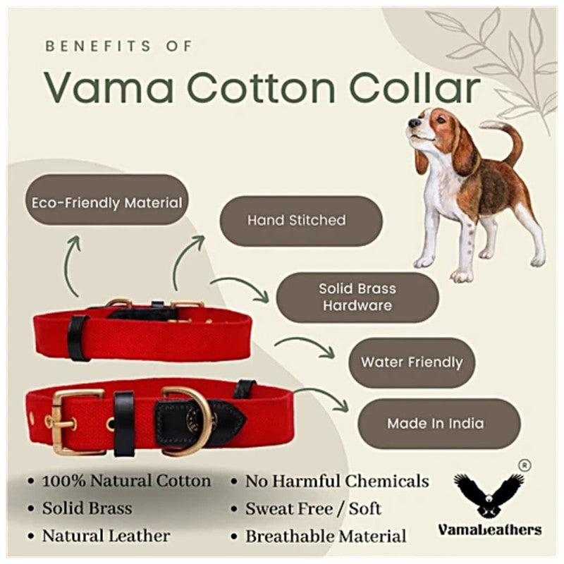 Vama Canvas Collar Red M - Image 4